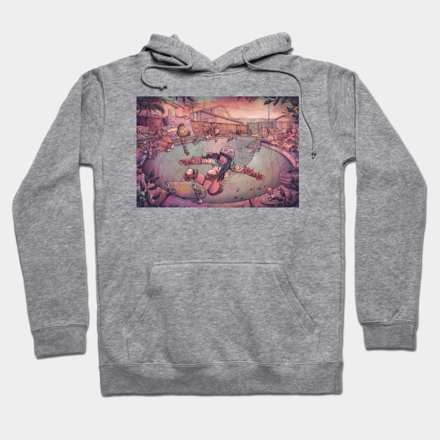 Summer Sessions Hoodie by TaylorRoseMakesArt